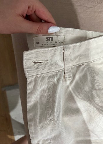 Bershka Bej Kadın jean Pantolon - Görsel 5