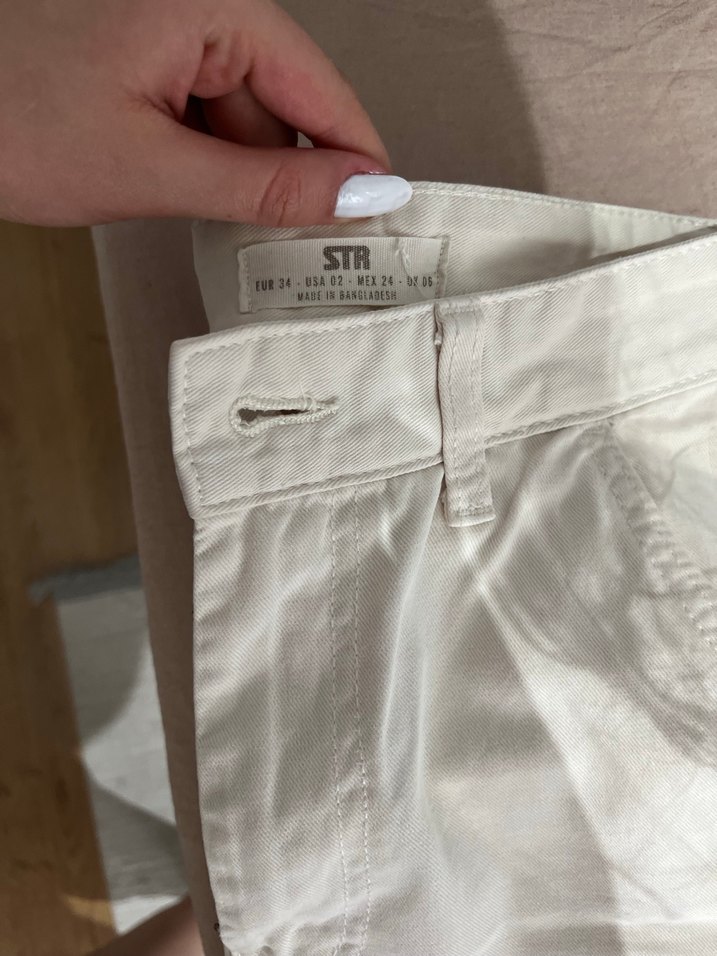 Bershka Bej Kadın jean Pantolon - Görsel 5
