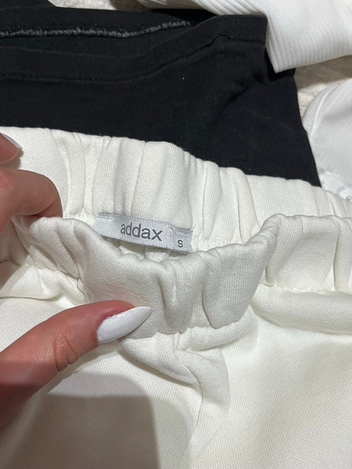 Beyaz Rahat Kesim Kadın Eşofman Altı - Görsel 5