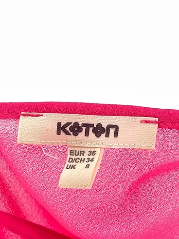 36 Beden pembe Renk Koton Bluz %70 İndirimli.