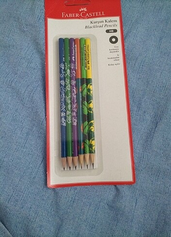 FABER CASTELL 6 lı kurşun kalem hb 