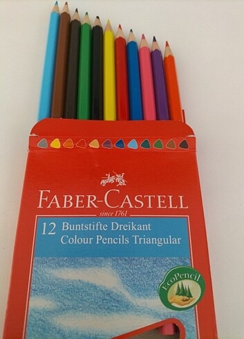  Beden FABER CASTELL 12 li kuru boya