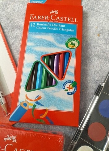  FABER CASTELL 12 li kuru boya