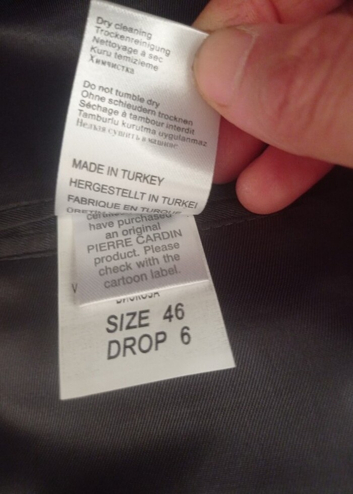 Pierre Cardin Erkek Takım 46-6 drop - Görsel 5