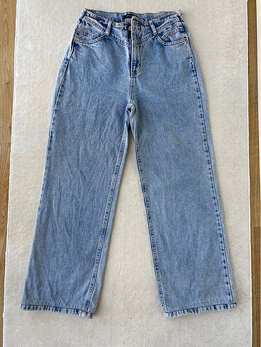 Yüksek Bel 90?s Wide Leg Jean