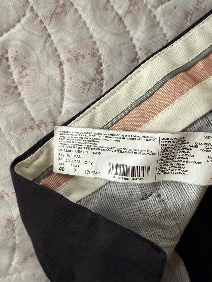 Mango/ kadın siyah klasik kesim 40 beden - Görsel 3