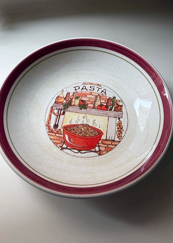 Spagetti Tabağı ,treci marka İtalyan ürünüdür,İtalyadan alındı. - Görsel 4