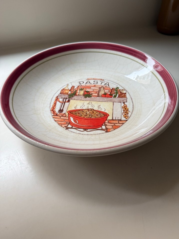 Spagetti Tabağı ,treci marka İtalyan ürünüdür,İtalyadan alındı. - Görsel 2