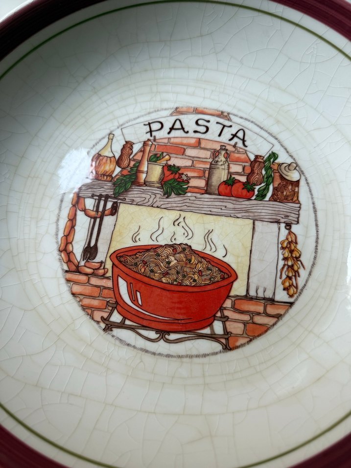 Spagetti Tabağı ,treci marka İtalyan ürünüdür,İtalyadan alındı. - Görsel 5