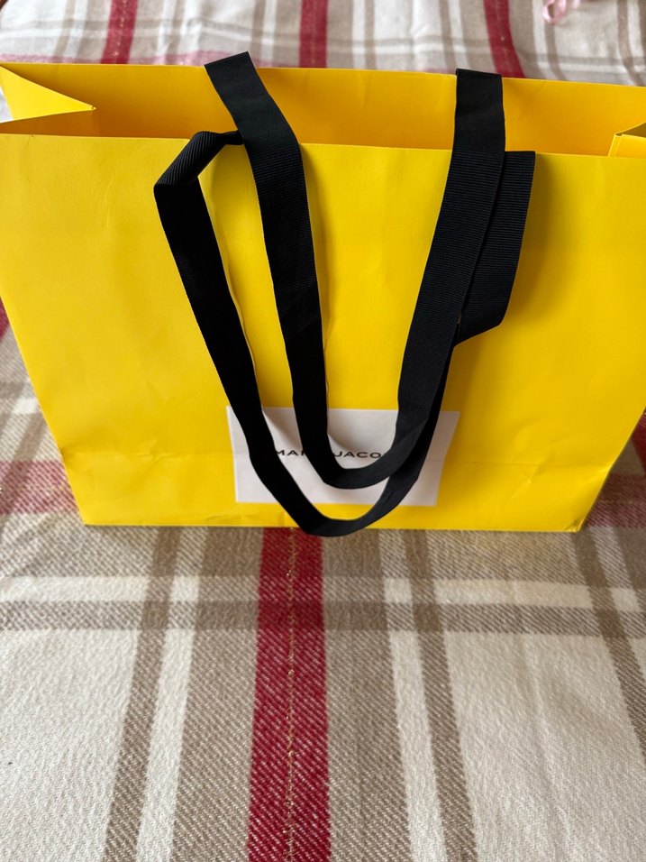 Marc Jacobs marka ürün sert kâğıt poşet/çantası - Görsel 3