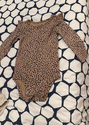 3 adet Carters marka 12 aylık Kahverengi Desenli ve ekoseli - Görsel 2