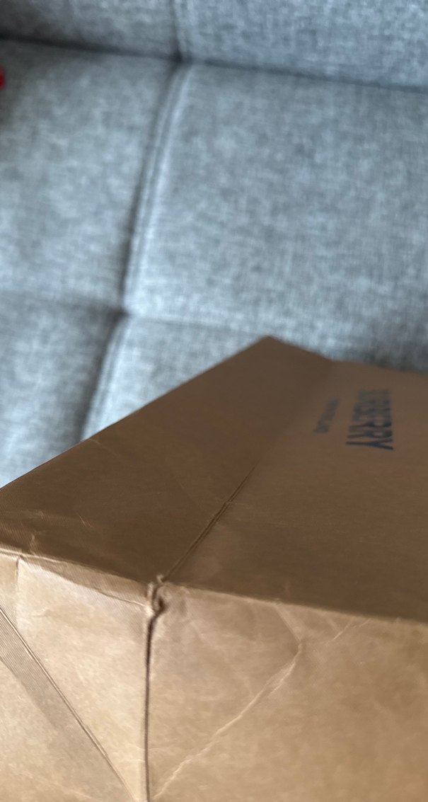 Burberry Baskılı Kahverengi saplı kâğıt/ karton poşet Çanta - Görsel 4