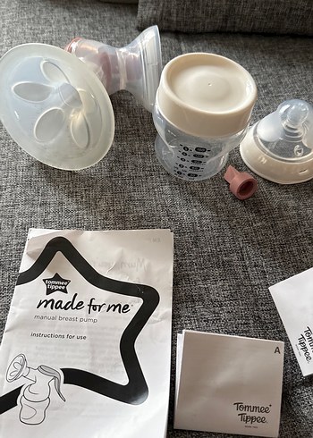 Tommee Tippee Manuel Göğüs Pompası Beyaz-Gri - Görsel 5