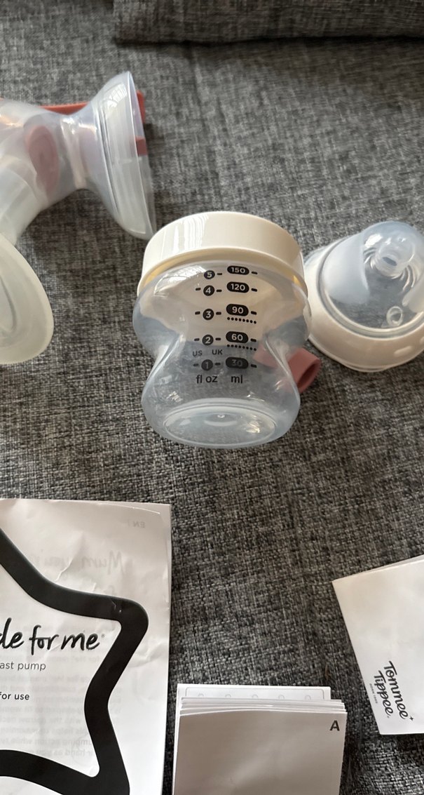 Tommee Tippee Manuel Göğüs Pompası Beyaz-Gri - Görsel 4