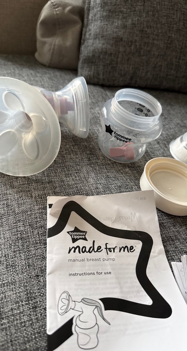 Tommee Tippee Manuel Göğüs Pompası Beyaz-Gri - Görsel 3