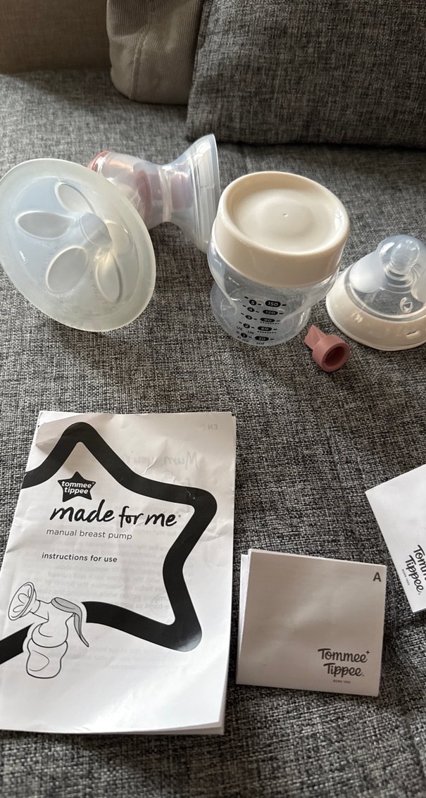 Tommee Tippee Manuel Göğüs Pompası Beyaz-Gri - Görsel 5