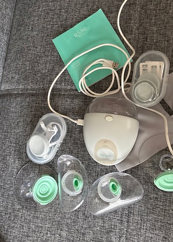 Elvie Pump,Beyaz Elektrikli Göğüs Pompası SetiArızalı - Görsel 3