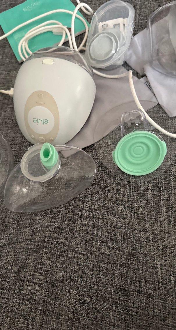 Elvie Pump,Beyaz Elektrikli Göğüs Pompası SetiArızalı - Görsel 5
