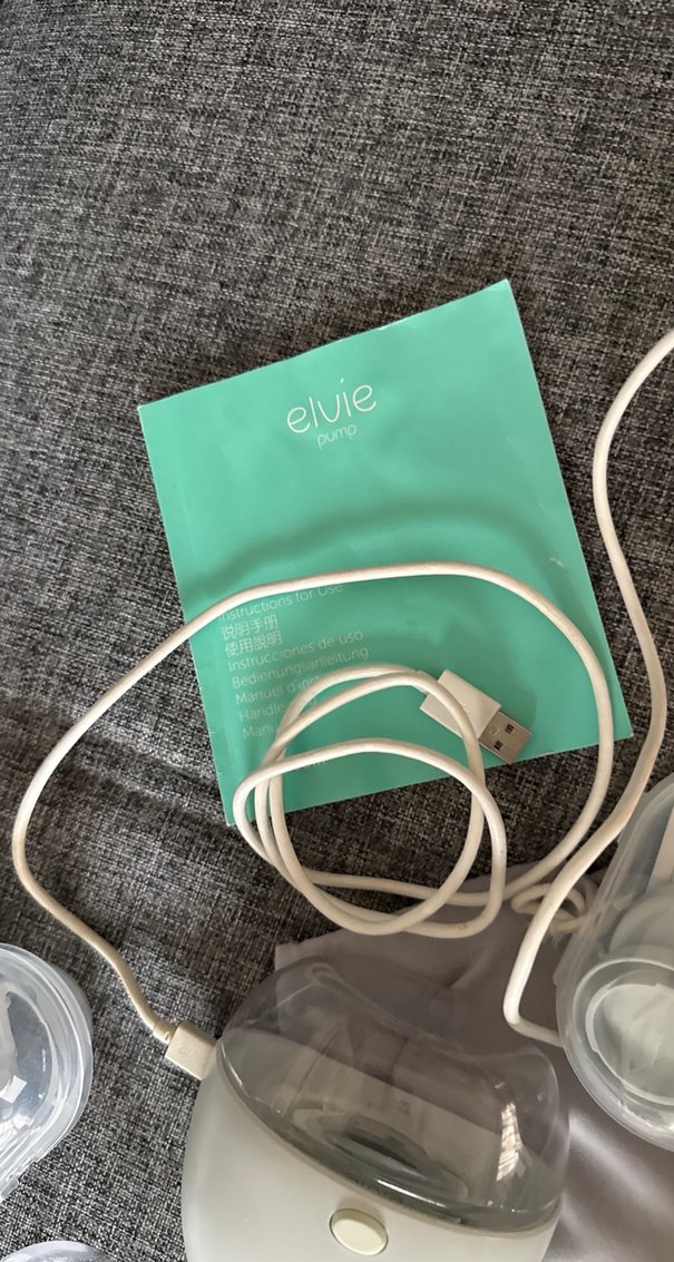 Elvie Pump,Beyaz Elektrikli Göğüs Pompası SetiArızalı - Görsel 4