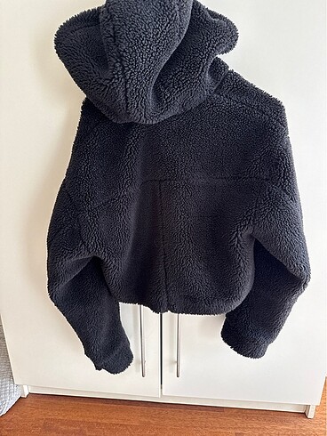 s Beden Pull&Bear marka S beden siyah peluş Ceket