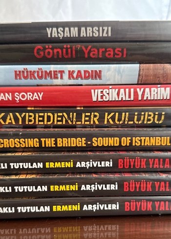 9 adet yerli DVD Seti -