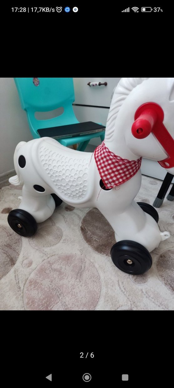 Renkli Sallanan At Oyuncağı - Görsel 3