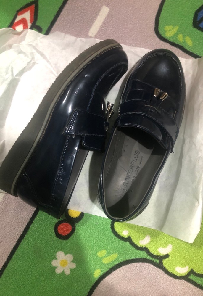 Erkek çocuk lacivert rugan ayakkabı - Görsel 3