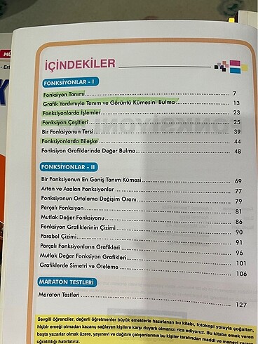  APOTEMİ FONKSİYONLAR