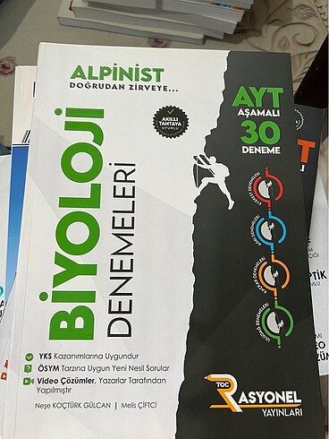 ALİPİNİST DENEME BİYOLOJİ TYT AYT