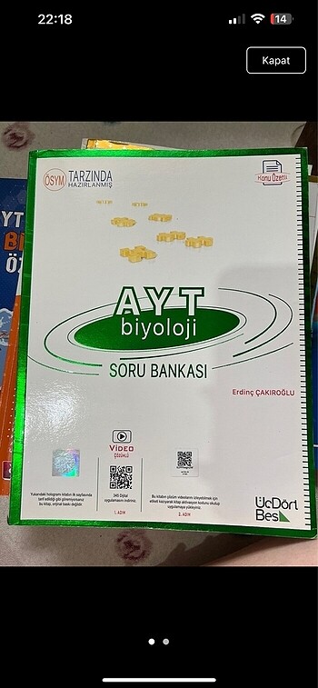  345 tyt ayt fizik biyoloji