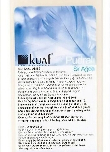 Kuaf kartuş ağda 