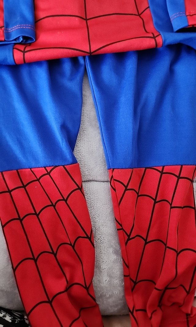 spiderman Uzun Kollu Kırmızı Mavi Örümcek Adam Kostümü - Görsel 3