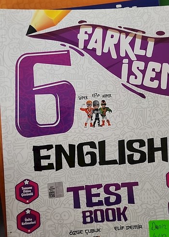 6. Sınıf soru bankası 4 adet tertemiz çözülmedi - Görsel 5