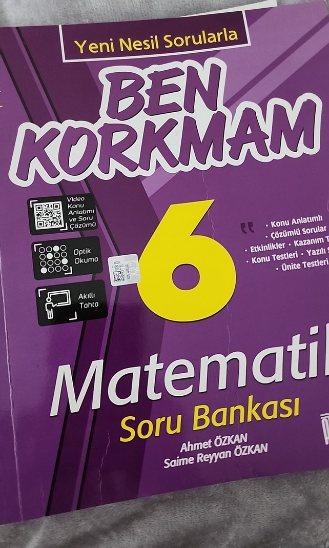 6. Sınıf soru bankası 4 adet tertemiz çözülmedi - Görsel 2