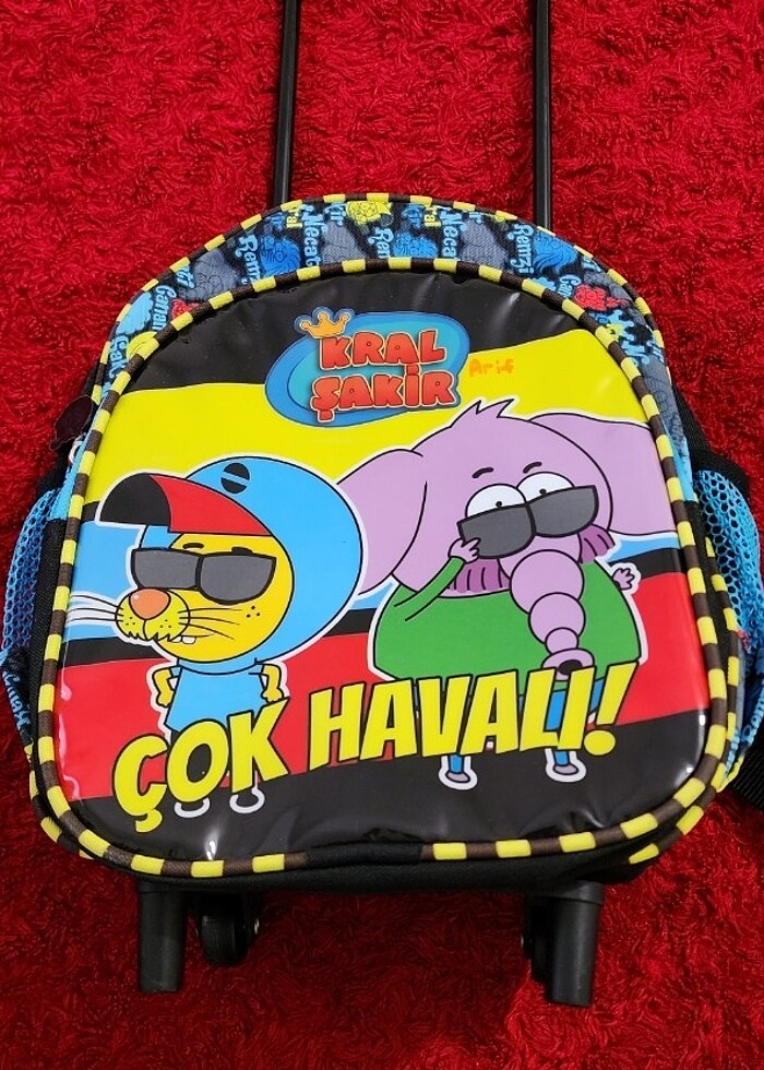 Anaokulu çantası çekçekli - Görsel 2