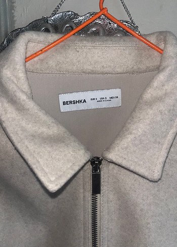 Bershka Bej Fermuarlı Erkek Ceket - Görsel 2