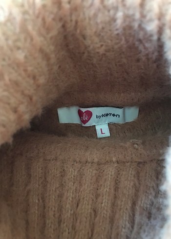 Boğazlı yün kazak - Görsel 3