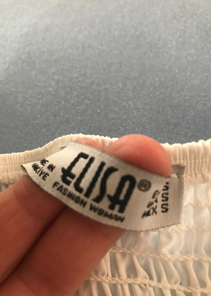 Bayan balon kol crop - Görsel 2