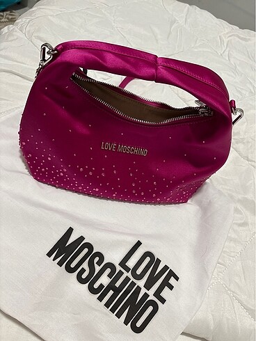 Moschino Pembe Çanta