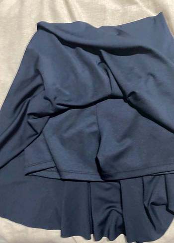 Oysho Mavi Piliseli Mini Etek - Görsel 2