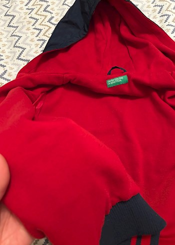 Benetton Erkek Çocuk Kapüşonlu Ceket yağmurluk - Görsel 4