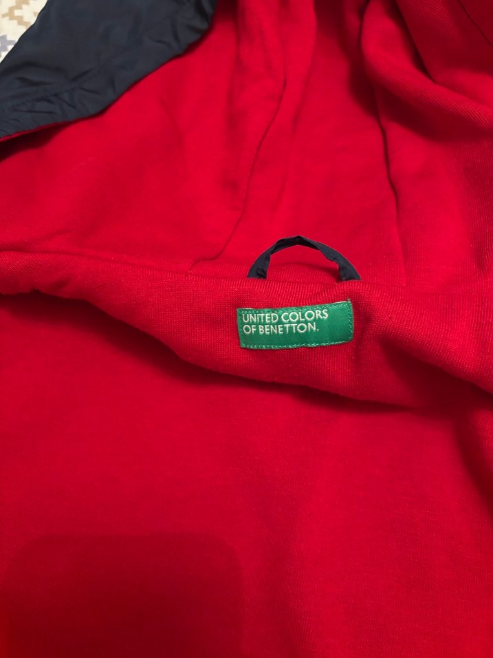 Benetton Erkek Çocuk Kapüşonlu Ceket yağmurluk - Görsel 2