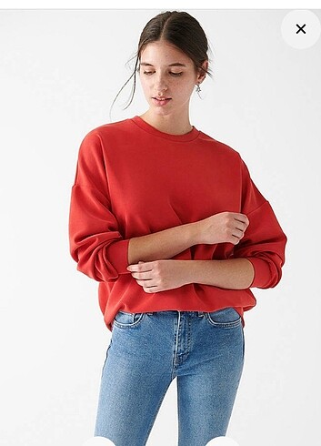 Lux Touch Kırmızı Sweatshirt 