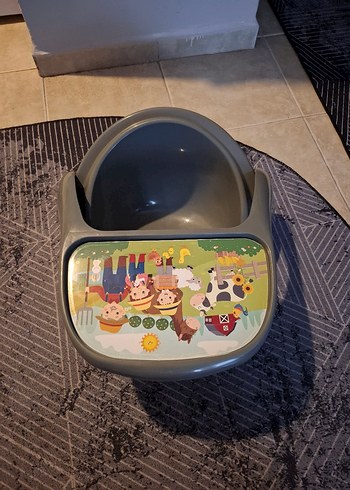 Gri Bebek Mama Sandalyesi - Görsel 2