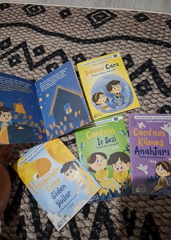 Çocuklar için 5 Kitap Seti - Caca Serisi