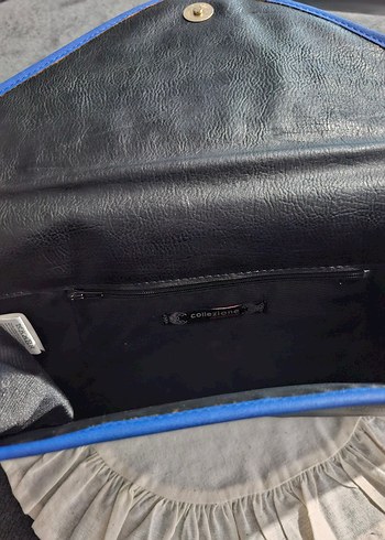 Lacivert Deri Kadın Çanta - Görsel 3