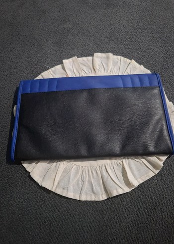 Lacivert Deri Kadın Çanta - Görsel 2