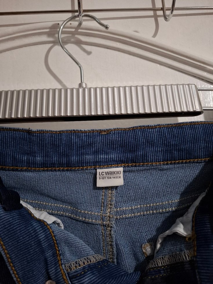 Erkek Çocuk Mavi Denim Pantolon - Görsel 2