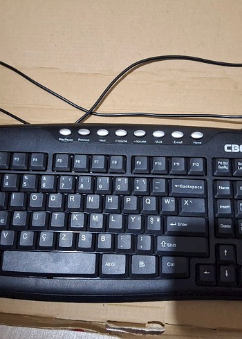 CBOX Siyah Kablolu Klavye - Görsel 3