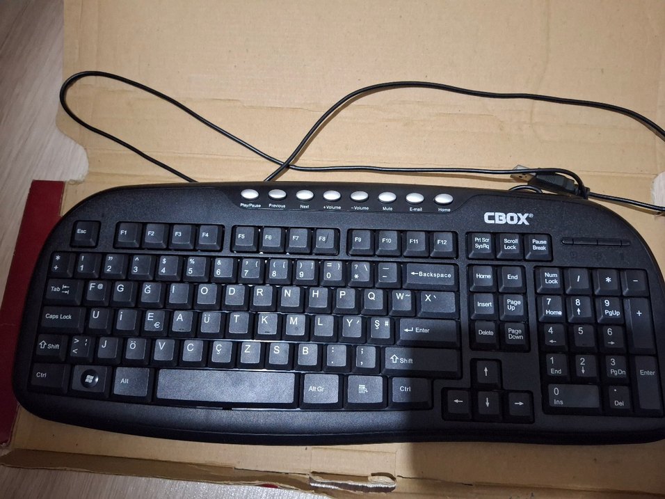 CBOX Siyah Kablolu Klavye - Görsel 3